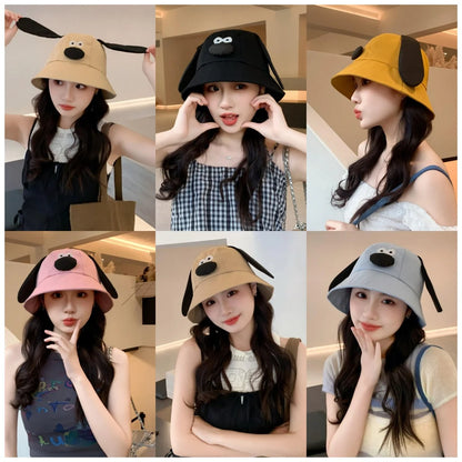 Unisex Cute Dog - Bear Cartoon Bucket Hat