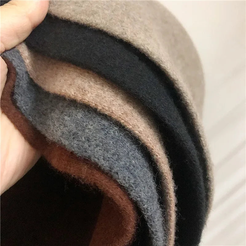 Japanese Wool Vintage Warm Bucket Hat