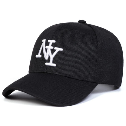 Unisex NY Letter Embroidered Adjustable Baseball Cap
