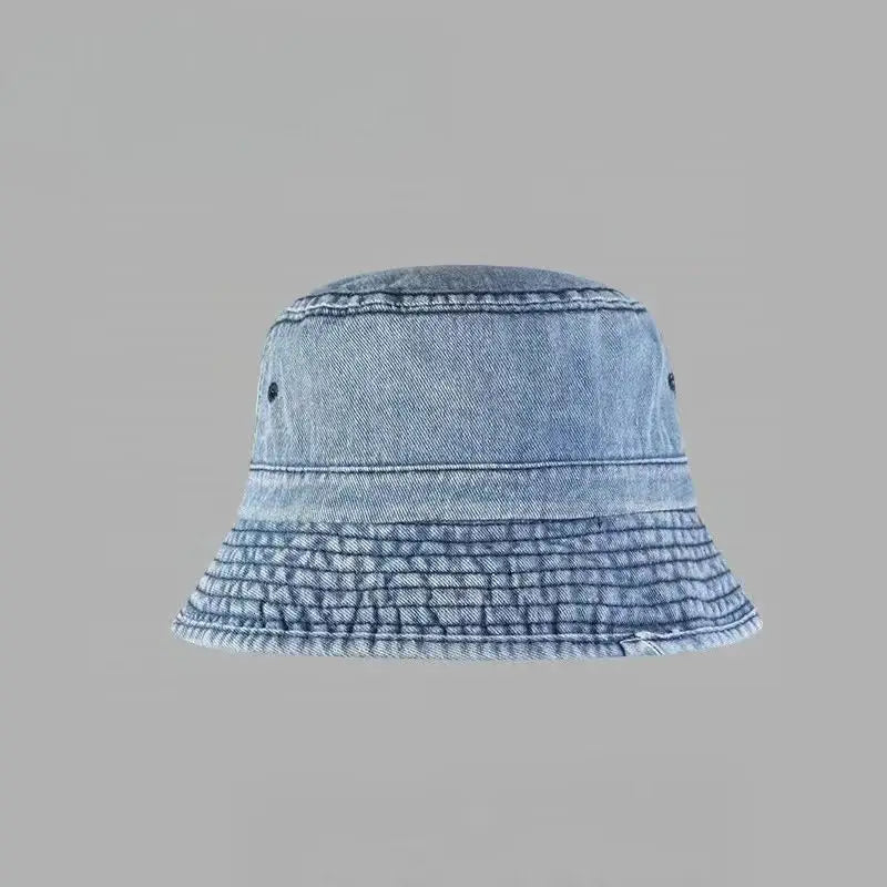 Simple Solid Color Foldable Sun Bucket Hat