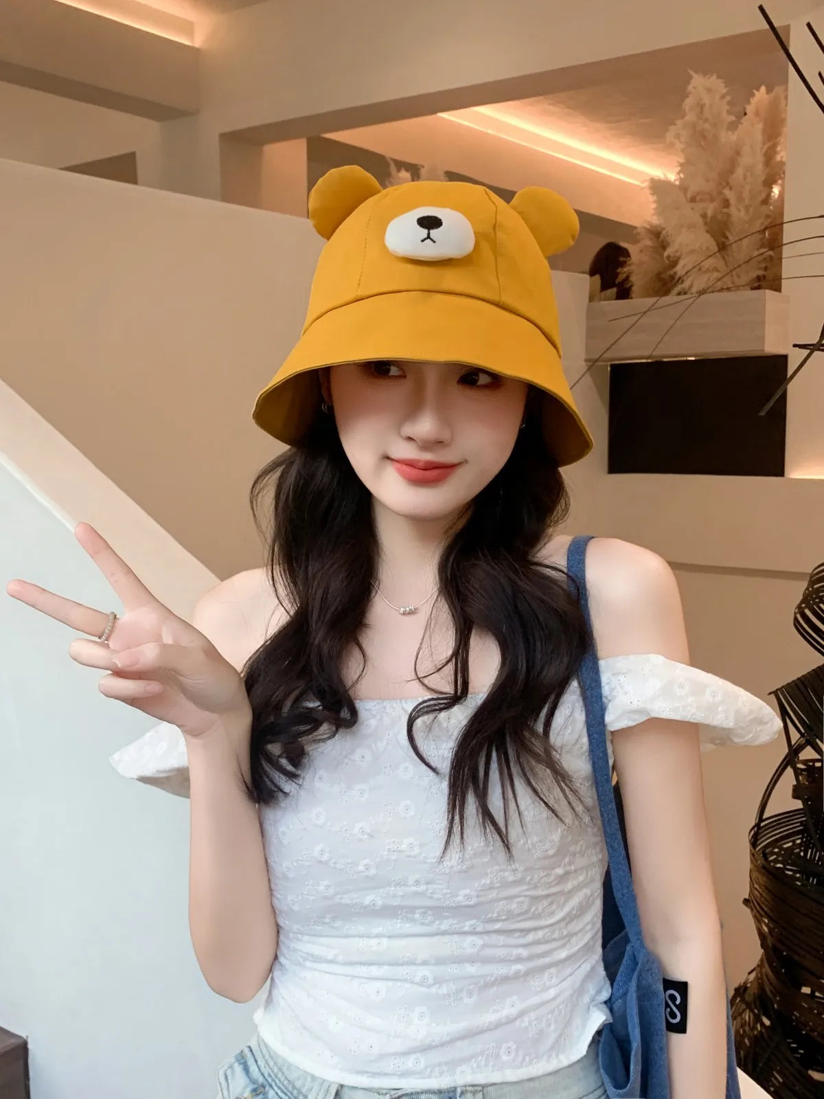Unisex Cute Dog - Bear Cartoon Bucket Hat