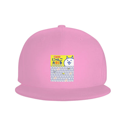 Battle Cats Cartoon Graphic Casual Snapback Cap