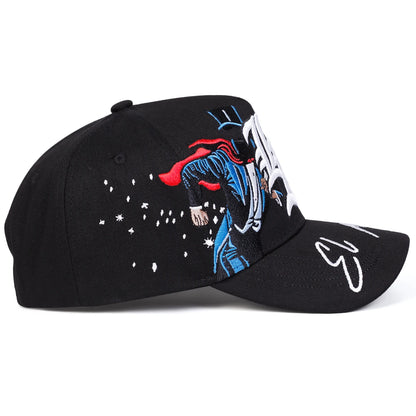 Unisex Gothic LA Magician Embroidery Casual Baseball Cap