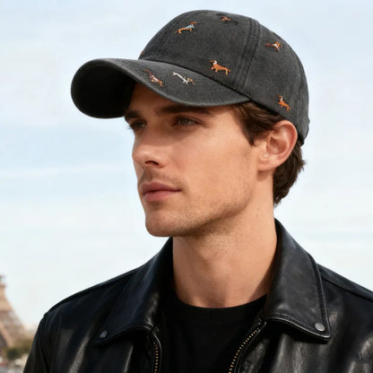 Vintage Washed Australian Wool Distressed Duckbill Baseball Cap