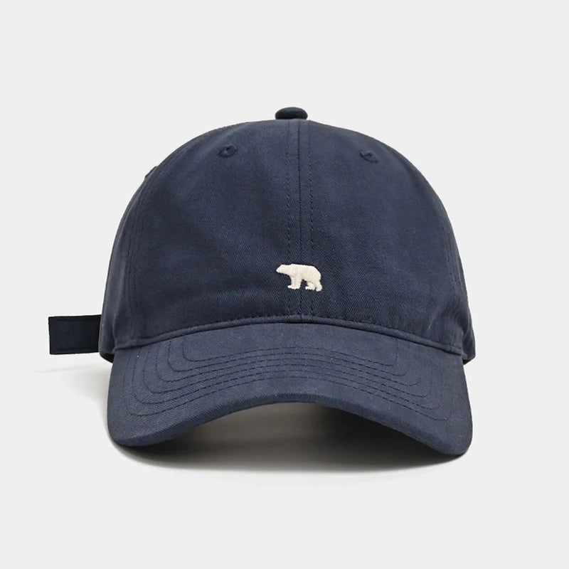 Korean Style Solid Embroidered Baseball Cap
