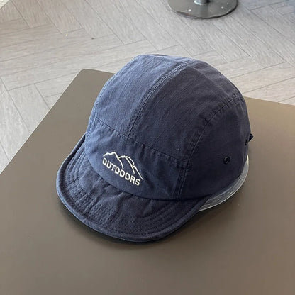 Japanese Five Panel Short Brim Snapback Caps