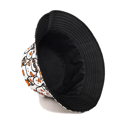 Colorful Cartoon Reversible Bucket Hat