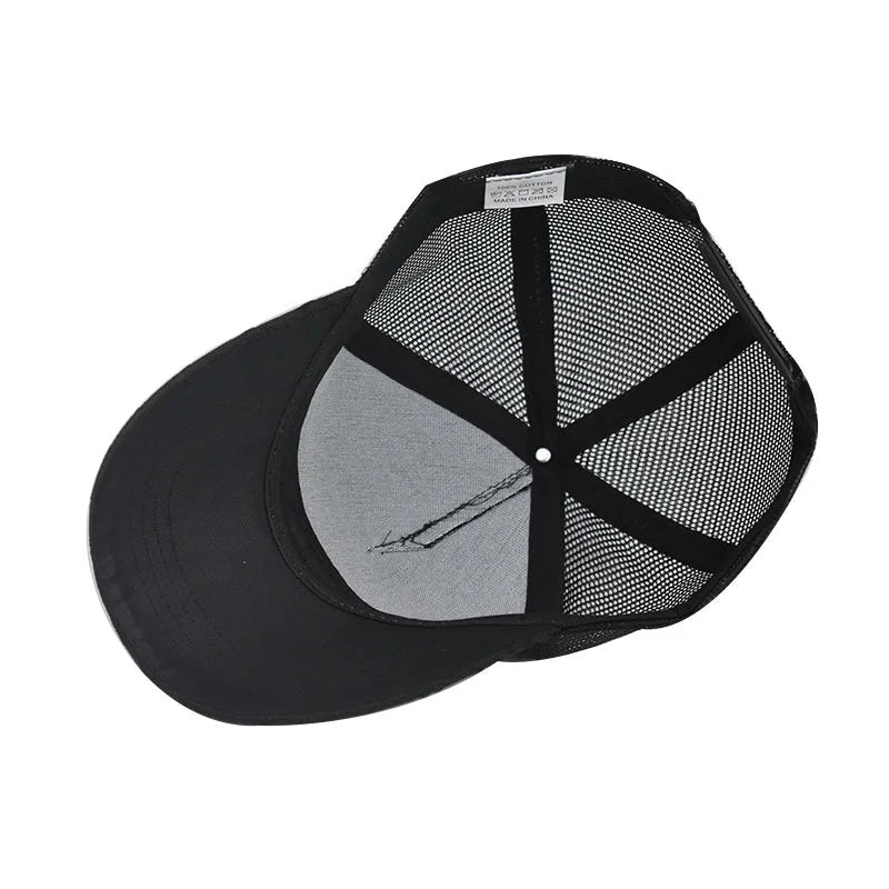 R Letter Icon Men's Baseball Cap for Male Summer