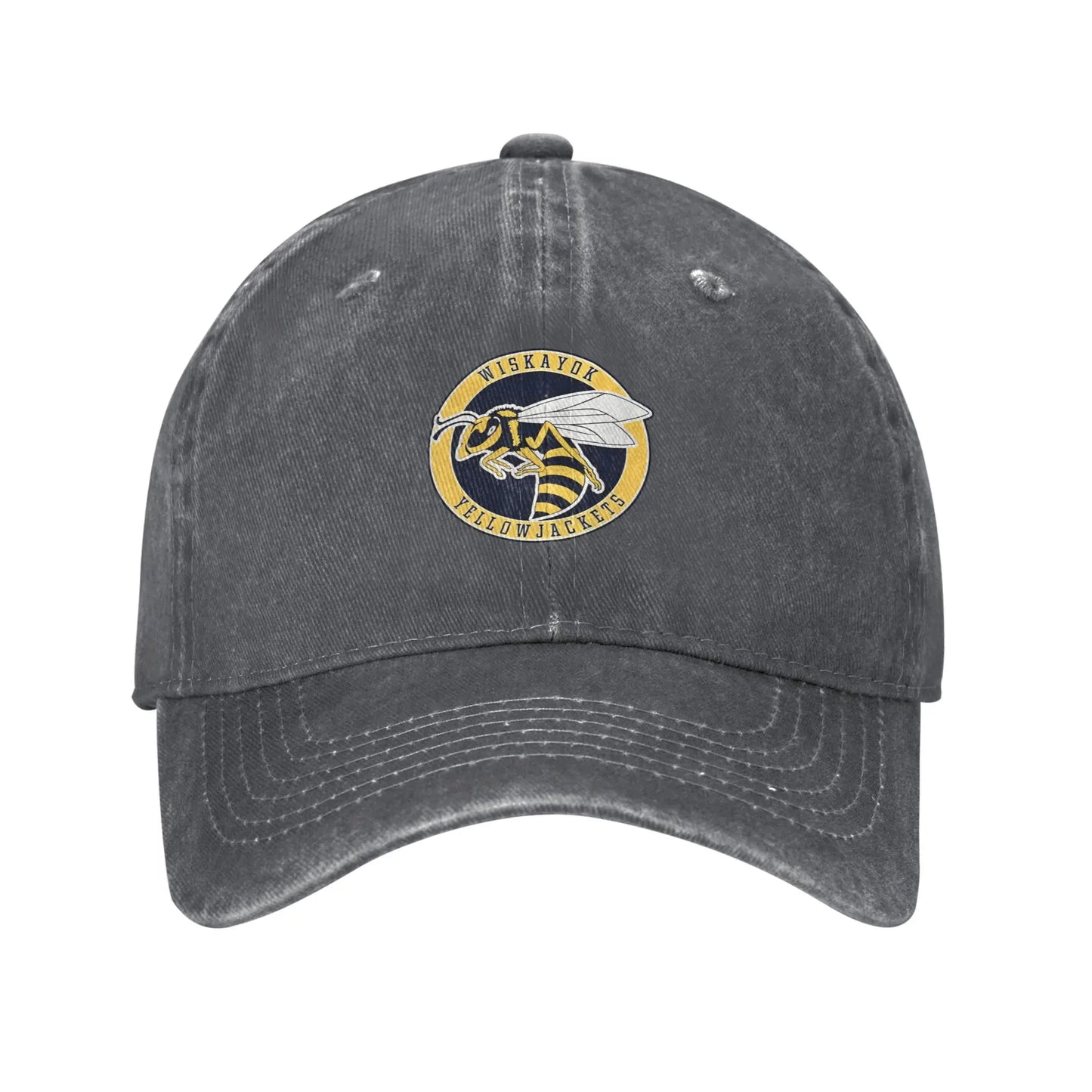 Wiskayok WHS Yellowjackets Washed Hip Hop Baseball Cap