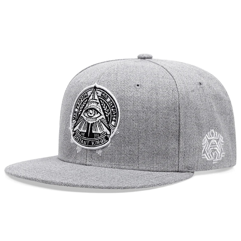 Eye of God Flat Edge Mesh Baseball Cap