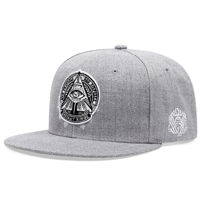 Eye of God Flat Edge Mesh Baseball Cap