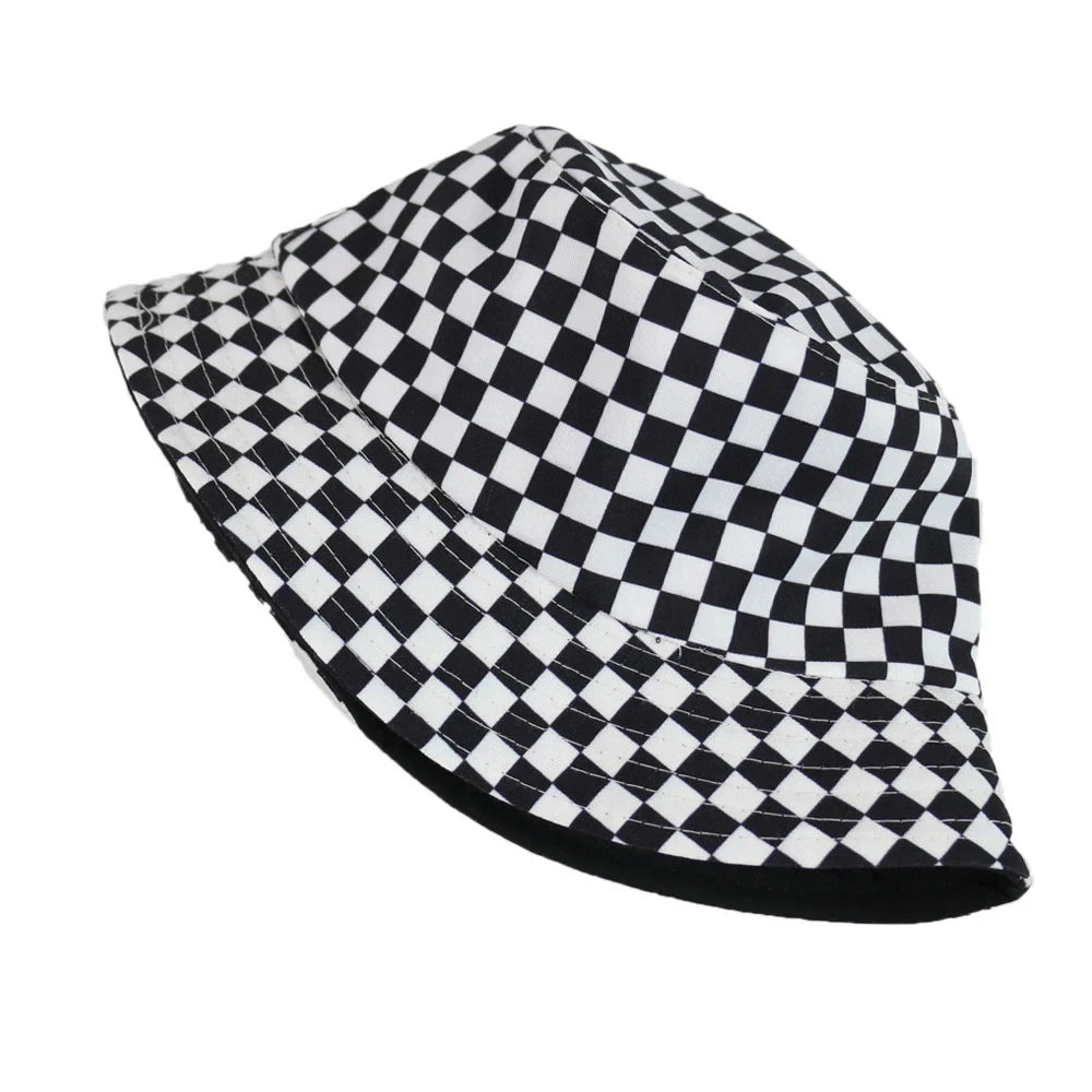 Checkered Chessboard Fisherman Bucket Hat