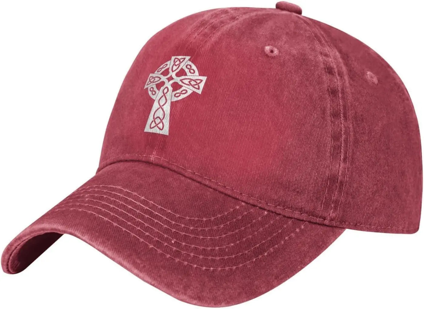 Celtic Cross Washed Cotton Casual Baseball Cap
