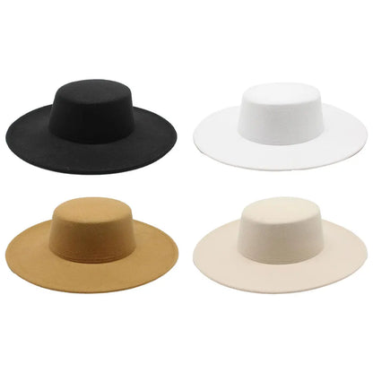 French Bow Tie Wool Felt Bucket Hat