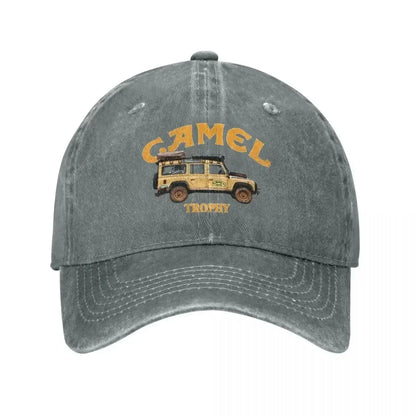 Camel Trophy Logo Distressed Baseball Cap