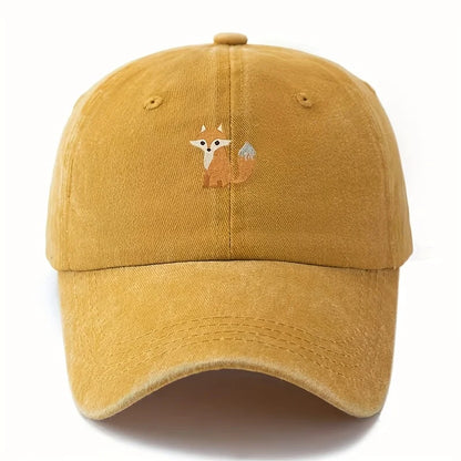 Cute Fox Print Daily Casual Baseball Cap