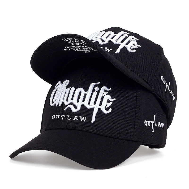 Thuglife Embroidery Snapback Hat Unisex