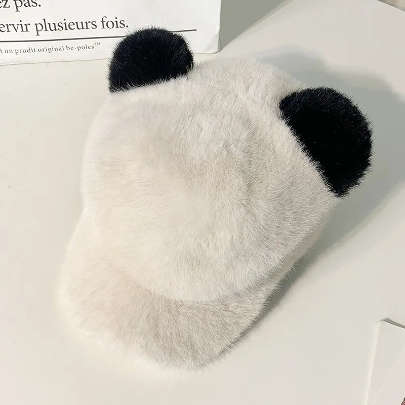 Women's Cute Bear Ear Baseball Cap