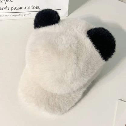 Women's Cute Bear Ear Baseball Cap