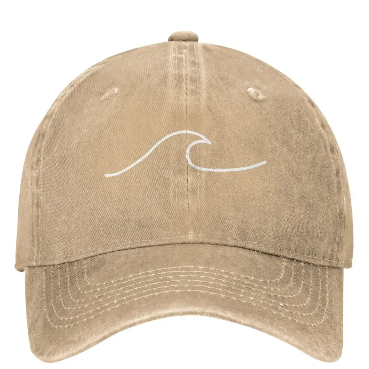 Wave Ripple Simple Logo Trucker Baseball Cap