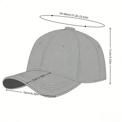 Camel Print Washed Classic Casual Baseball Cap