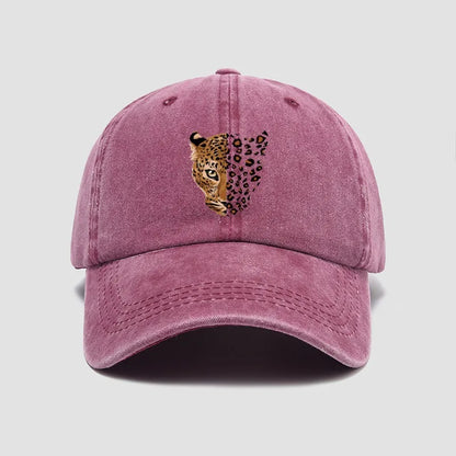 Leopard Print Adjustable Baseball Cap