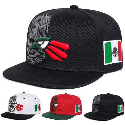 Unisex Eagle Embroidery Street Style Snapback Cap
