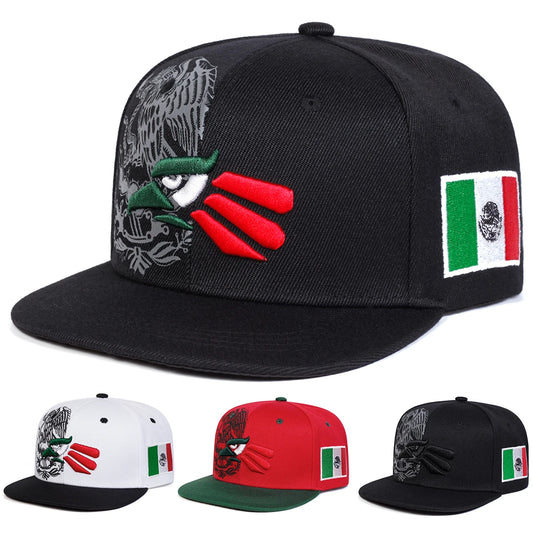 Unisex Eagle Embroidery Street Style Snapback Cap