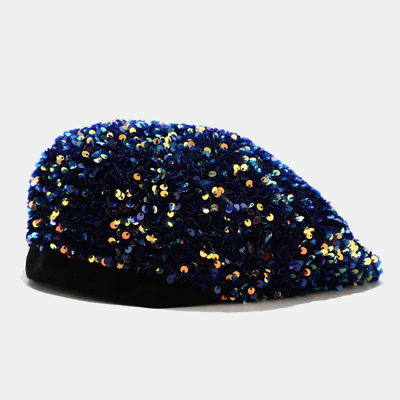 Ladies Sequin Octagonal Festival Style Bucket Hat