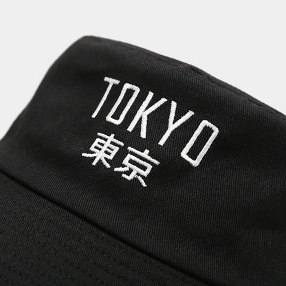 Tokyo Custom Text Cotton Fashion Trend Bucket Hat