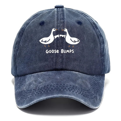 Retro Goose Print Casual Dad Baseball Cap