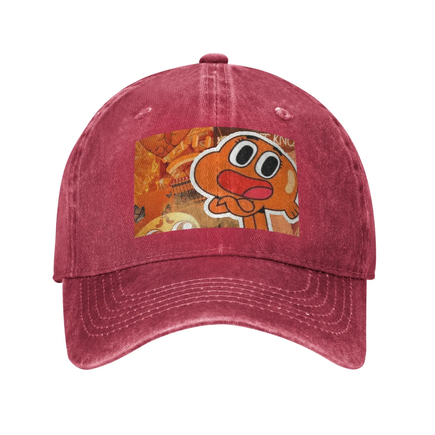 Darwin Watterson Washed Denim Adjustable Baseball Cap