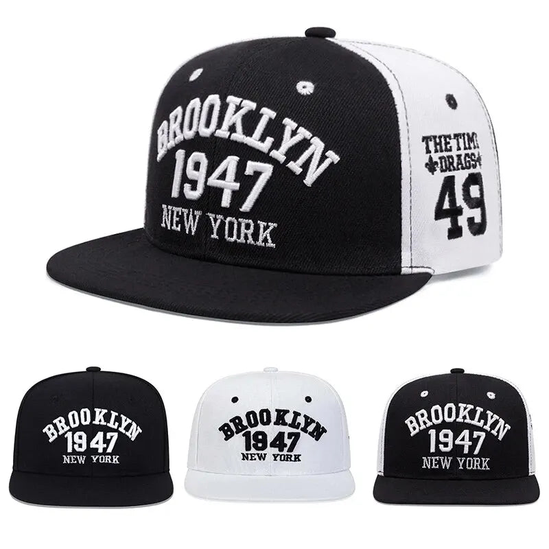 BROOKLYN 1947 Embroidery Snapback Hat