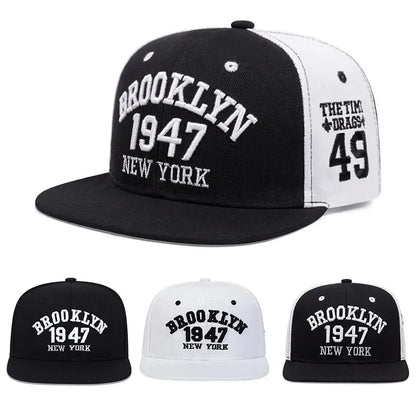 BROOKLYN 1947 Embroidery Snapback Hat