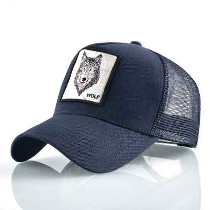 Wolf Patch Trucker Cap