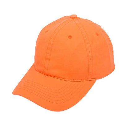 Low Profile Neon Solid Color Baseball Cap
