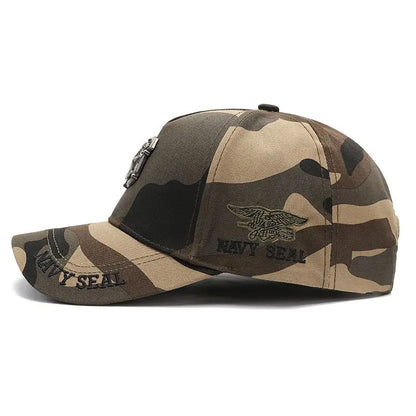 Metallic Camo Star Baseball Cap