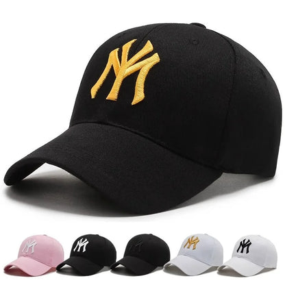 MY Letter Embroidered Unisex Snapback Cap