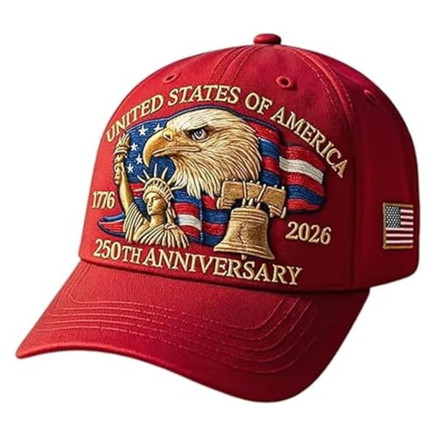 Eagle Print Baseball Cap