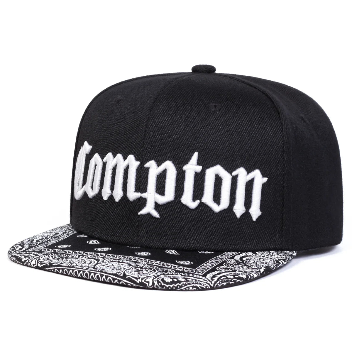 Unisex COMPTON Letter Embroidery Hip-hop Hats