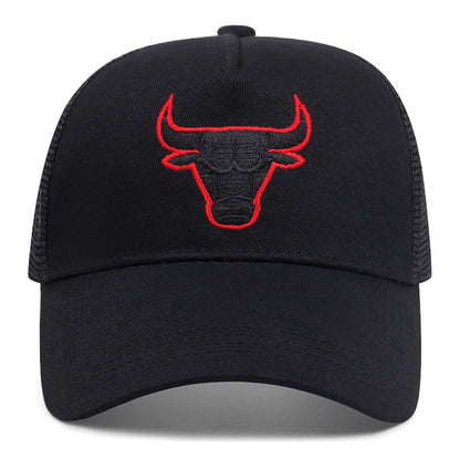 Ox Head 3D Printing Mesh Trucker Baseball Cap
