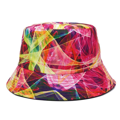 Unisex Reversible Tie-dye Bucket Hat