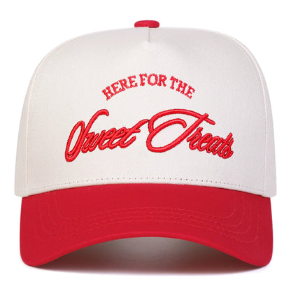 Unisex SWEET TREATS Letter Embroidery Baseball Caps