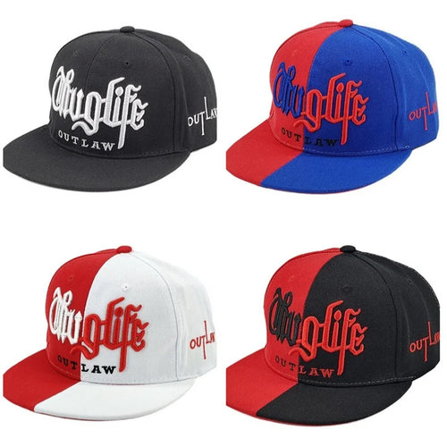 Fastball Embroidery Hip Hop Snapback Cap