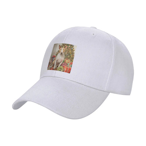 Christmas Staffordshire Bull Terrier Baseball Cap