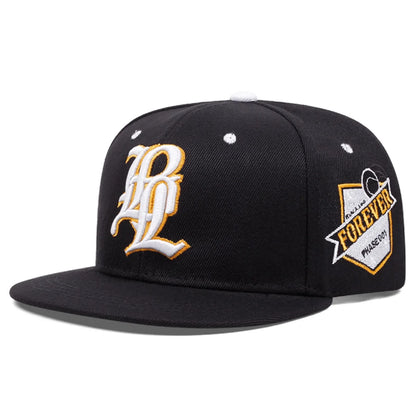 Unisex Letter Embroidery Snapback Baseball Cap