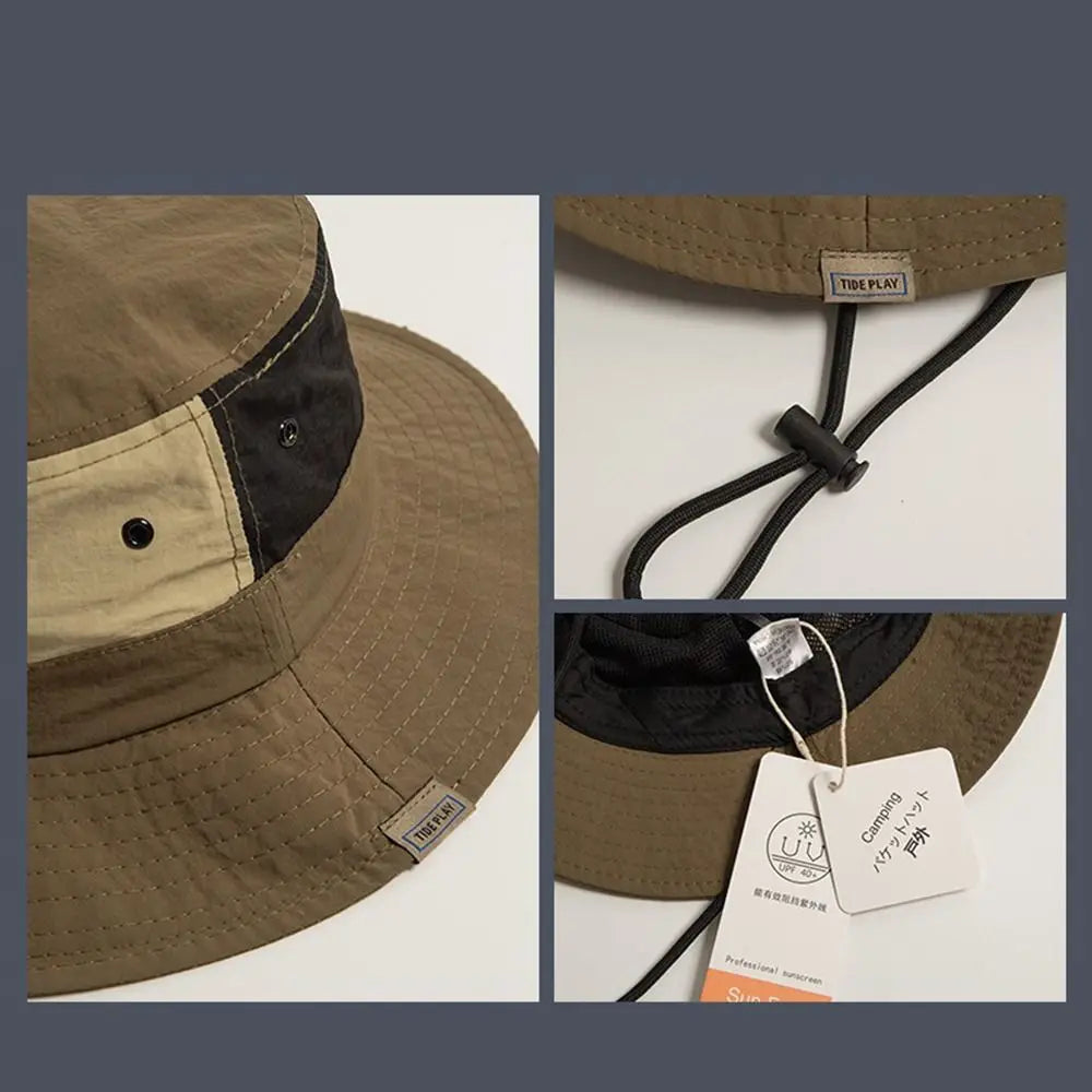 Wide Brim Quick-Dry UV Protection Bucket Hat