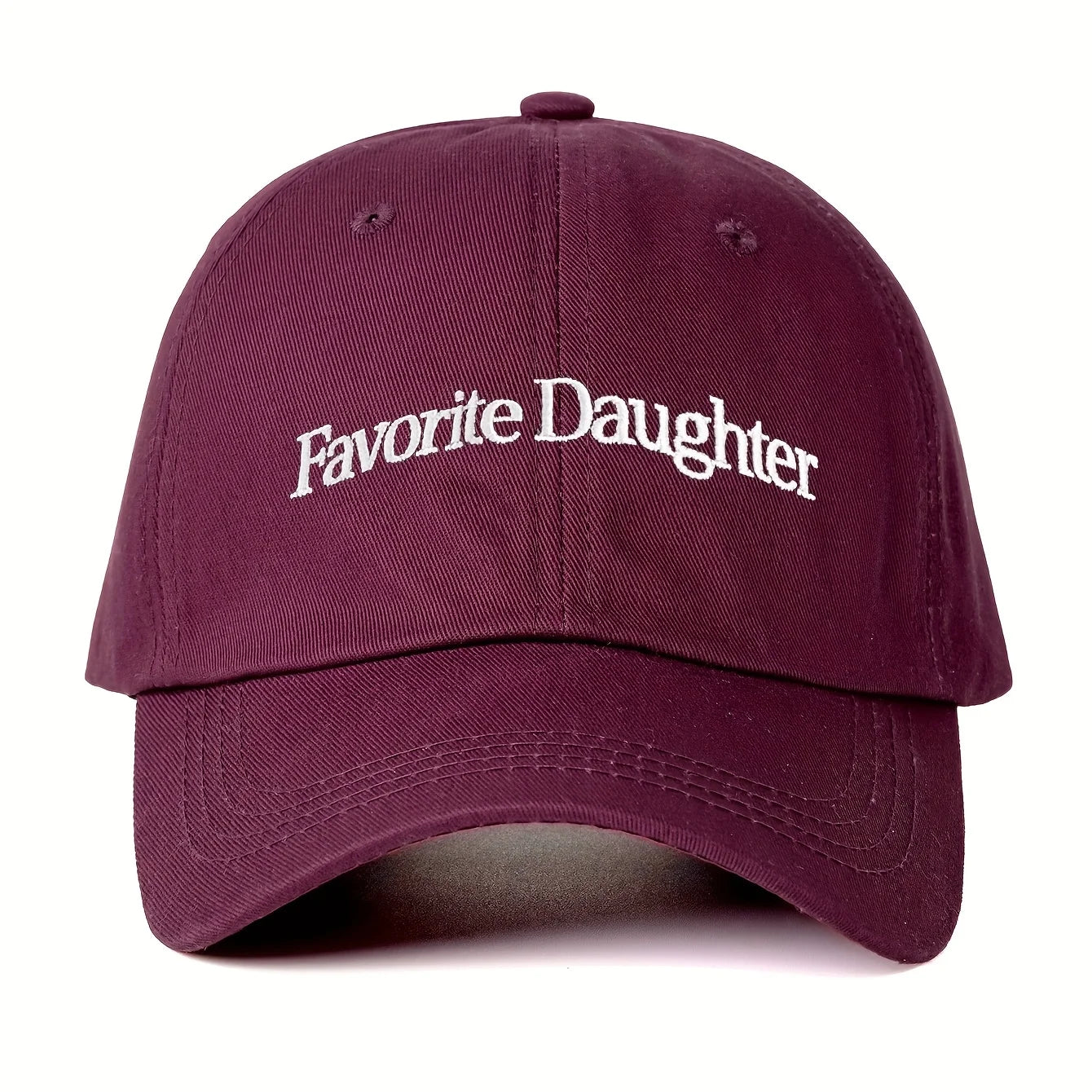 Solid Color Embroidered Adjustable Breathable Baseball Cap