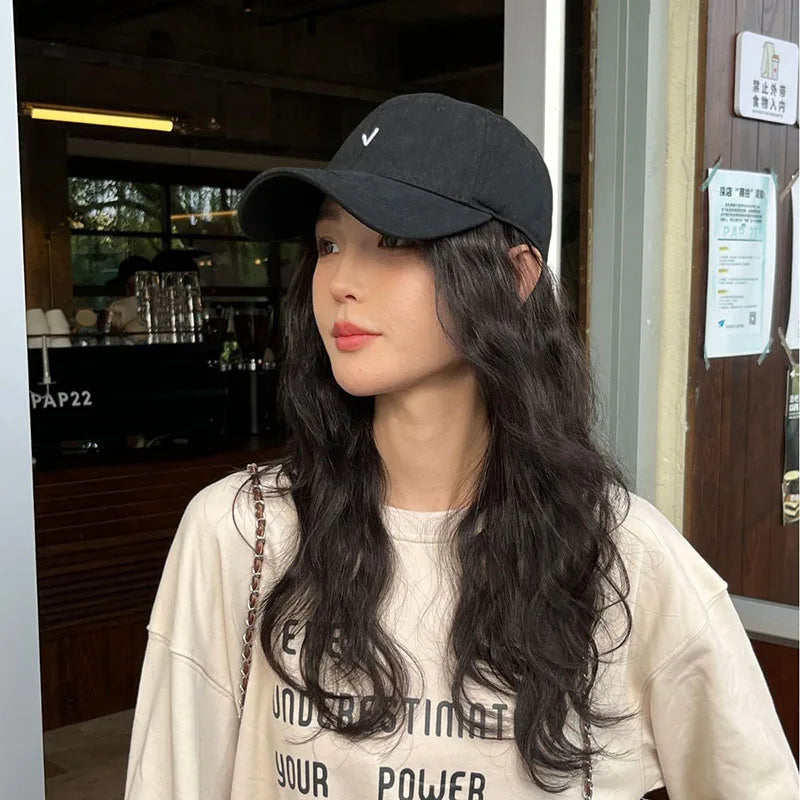 RICYGVM Letter Embroidery Solid Color Baseball Cap