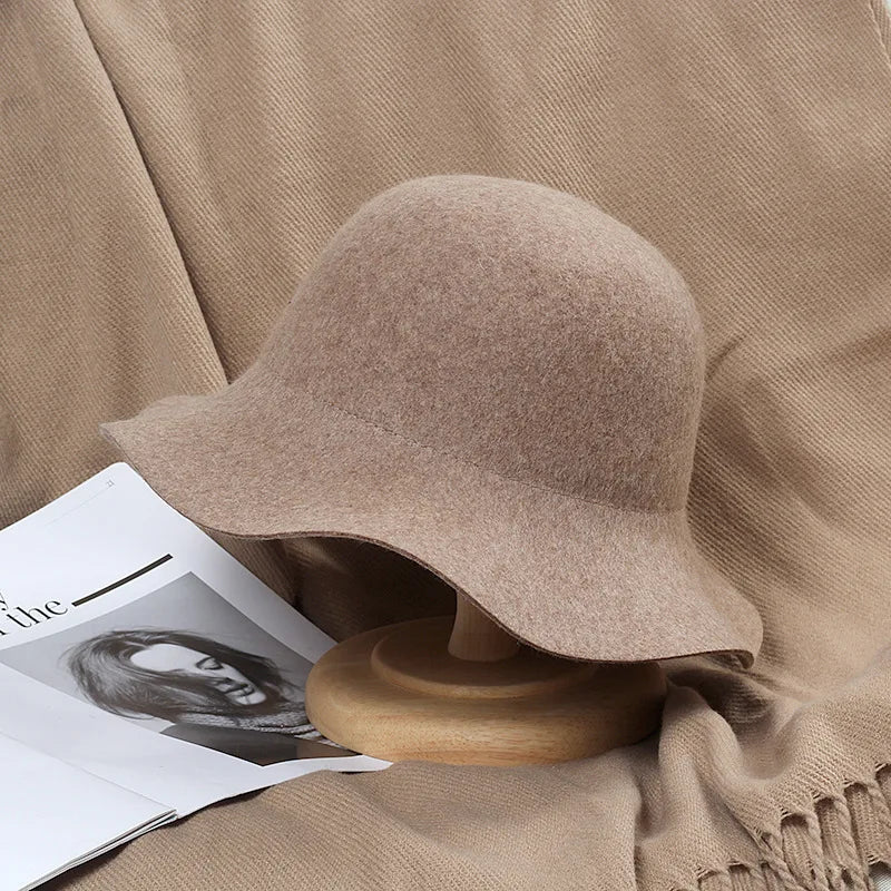 Woolen Retro Fedora Hat